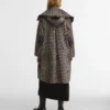 Barbour x GANNI Leopard Print Waterproof Parka Jacket