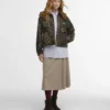 Barbour x GANNI Leopard Print Waxed Anorak