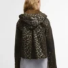 Barbour x GANNI Leopard Print Waxed Anorak