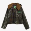 Barbour x GANNI Leopard Print Waxed Anorak
