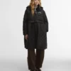Barbour x GANNI Peplum Longline Quilted Jacket