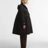 Barbour x GANNI Peplum Longline Quilted Jacket