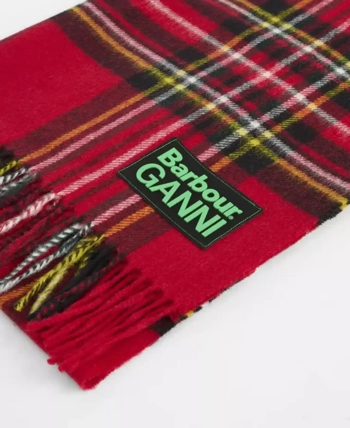 Barbour x GANNI Tartan Scarf
