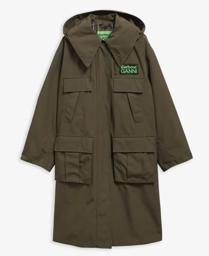 Barbour x GANNI Waterproof Parka Jacket