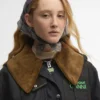 Barbour x GANNI Waxed Duffle Coat