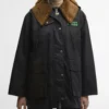 Barbour x GANNI Waxed Duffle Coat