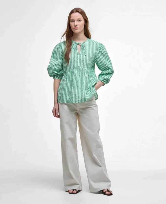 Daison Striped Blouse Daison Striped Blouse