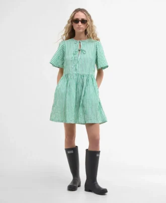 Daison Striped Mini Dress