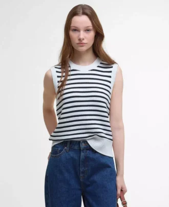 Emberly Striped Sweater Vest