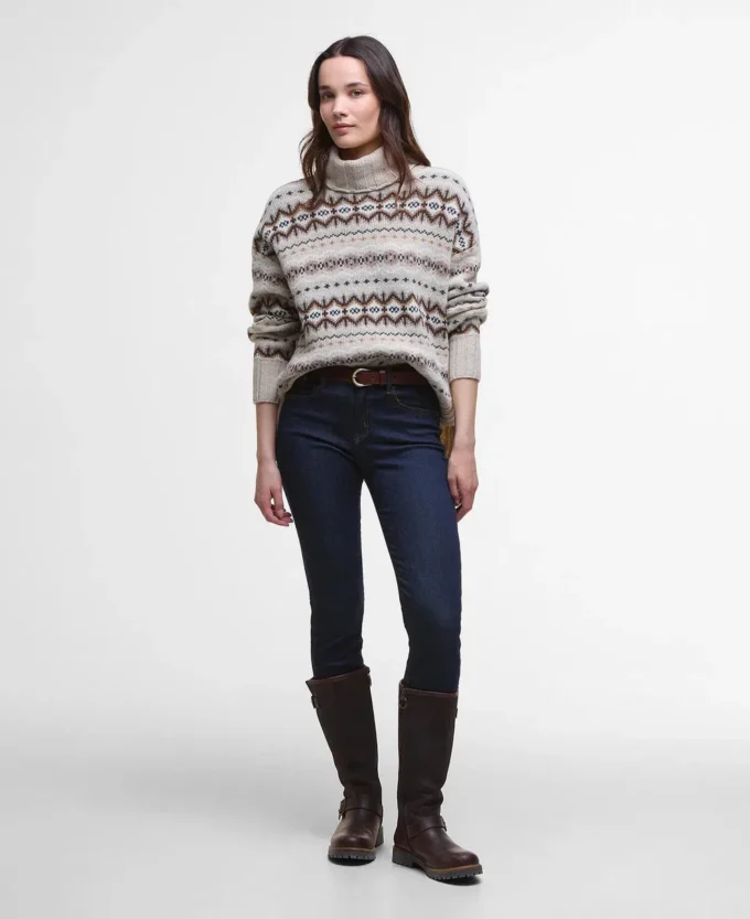 Helen Fair isle Roll-Neck Jumper