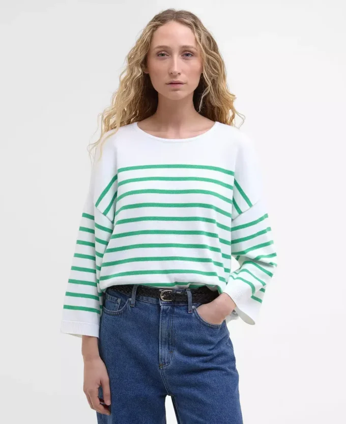 Kayleigh Striped Crew Neck Jumper