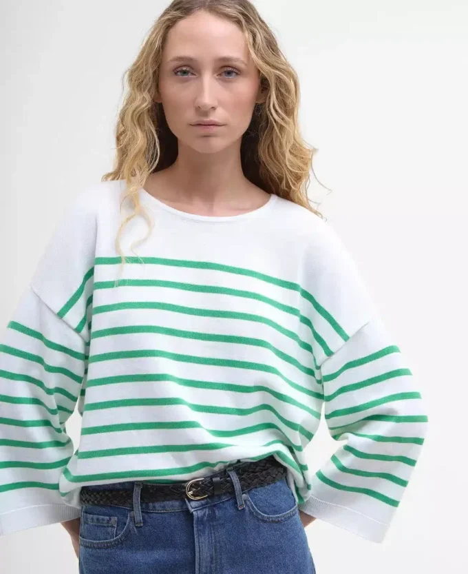 Kayleigh Striped Crew Neck Jumper