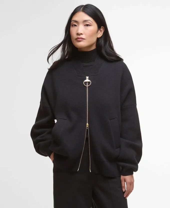 Milda Knitted Bomber Jacket Milda Knitted Bomber Jacket