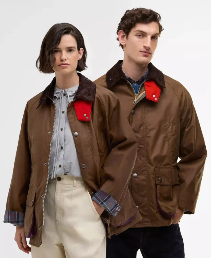 Paul Smith loves Barbour Oversized Bedale Waxed Jacket Paul Smith loves Barbour Oversized Bedale Waxed Jacket