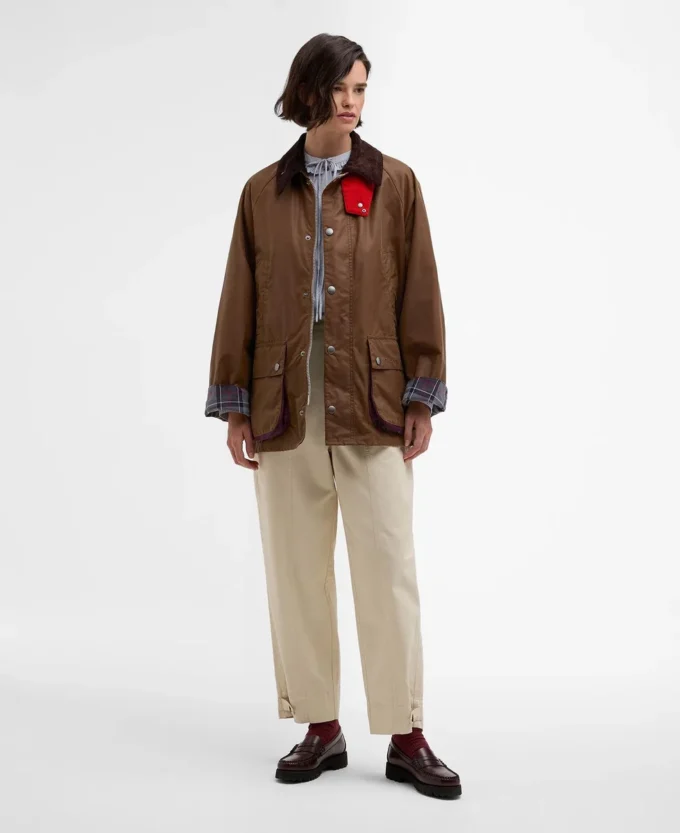 Paul Smith loves Barbour Oversized Bedale Waxed Jacket Paul Smith loves Barbour Oversized Bedale Waxed Jacket