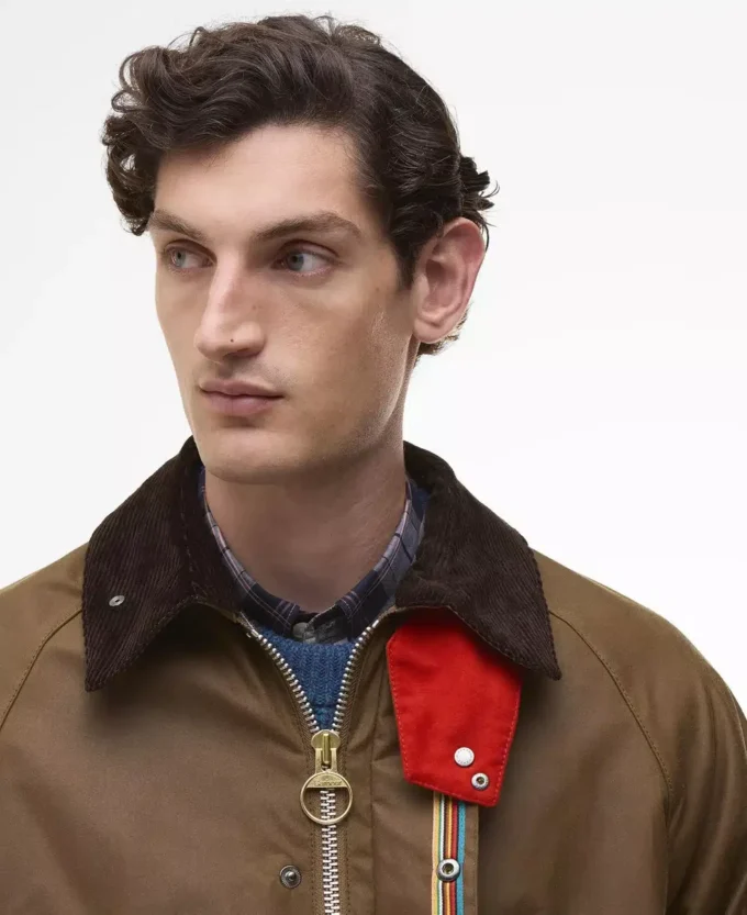 Paul Smith loves Barbour Oversized Bedale Waxed Jacket Paul Smith loves Barbour Oversized Bedale Waxed Jacket